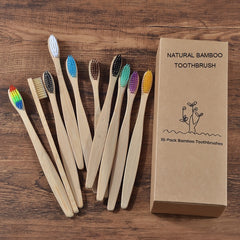 Eco Friendly Color Bamboo Toothbrush